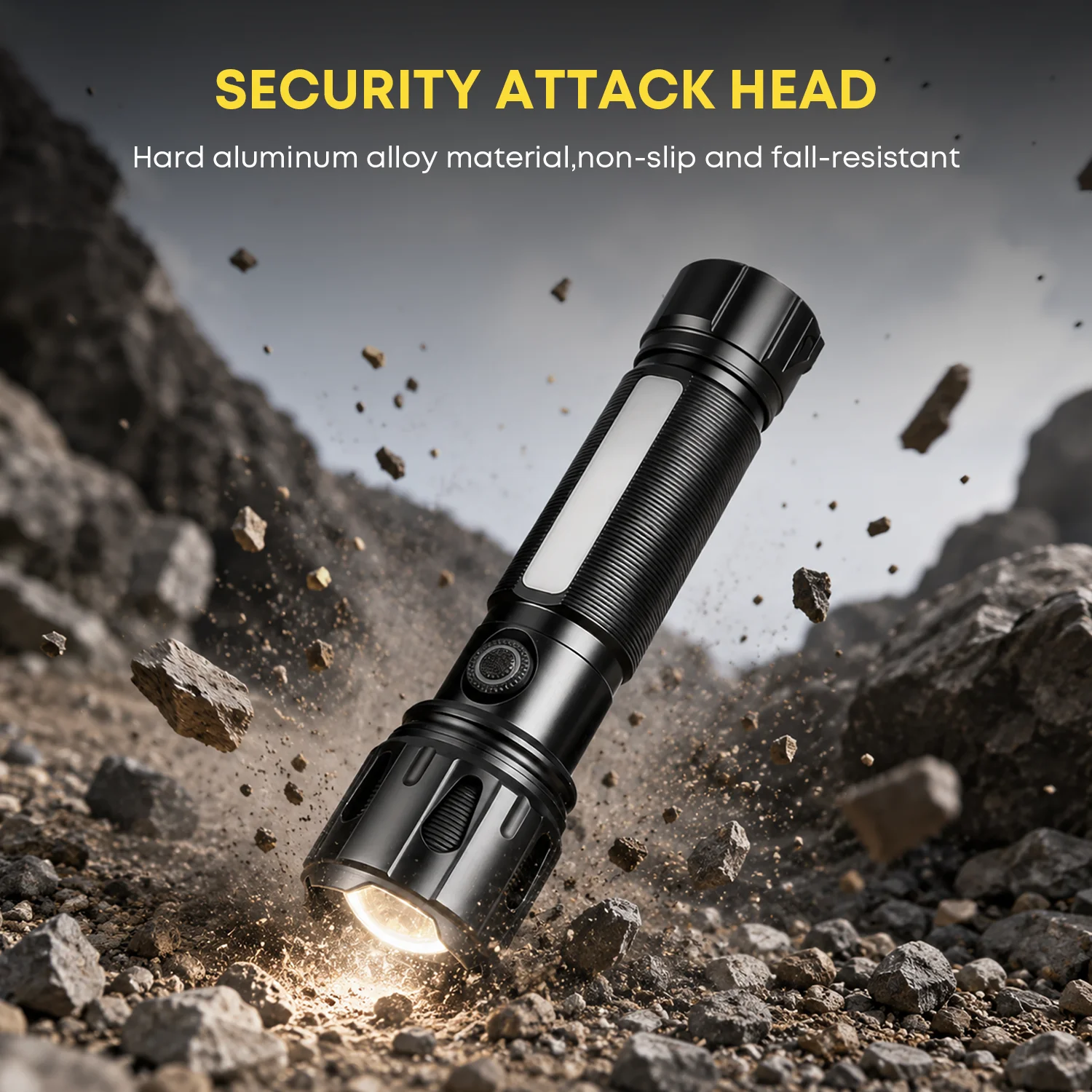 Multimode Work Flashlight Zoomable Lens RGB Color Light Magnetic Tail Base 18650 Rechargeable Waterproof Mechanic Lamp.
Multimode Work Flashlight Zoomable Lens RGB Color Light Magnetic Tail Base 18650 Rechargeable Waterproof Mechanic Lamp.