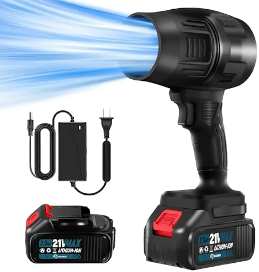 Аккумуляторная воздуходувка для листьев с 2 батареями, регулируемая скорость 180000 об/мин для чистки и сушки патио
Аккумуляторная воздуходувка для листьев с 2 батареями, регулируемая скорость 180000 об/мин для чистки и сушки патио