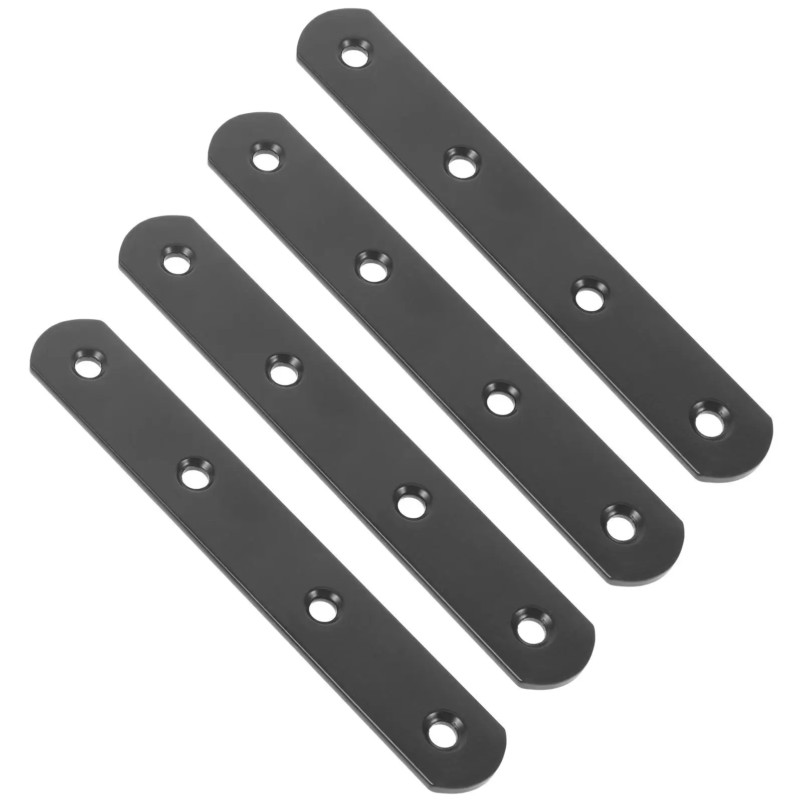 4pcs Straight Brackets 10 Inch 250mm Black Connecting Plates for Wood Fence Bookshelves Cabinets Repair Metal Strips with Holes
4pcs Straight Brackets 10 Inch 250mm Black Connecting Plates for Wood Fence Bookshelves Cabinets Repair Metal Strips with Holes