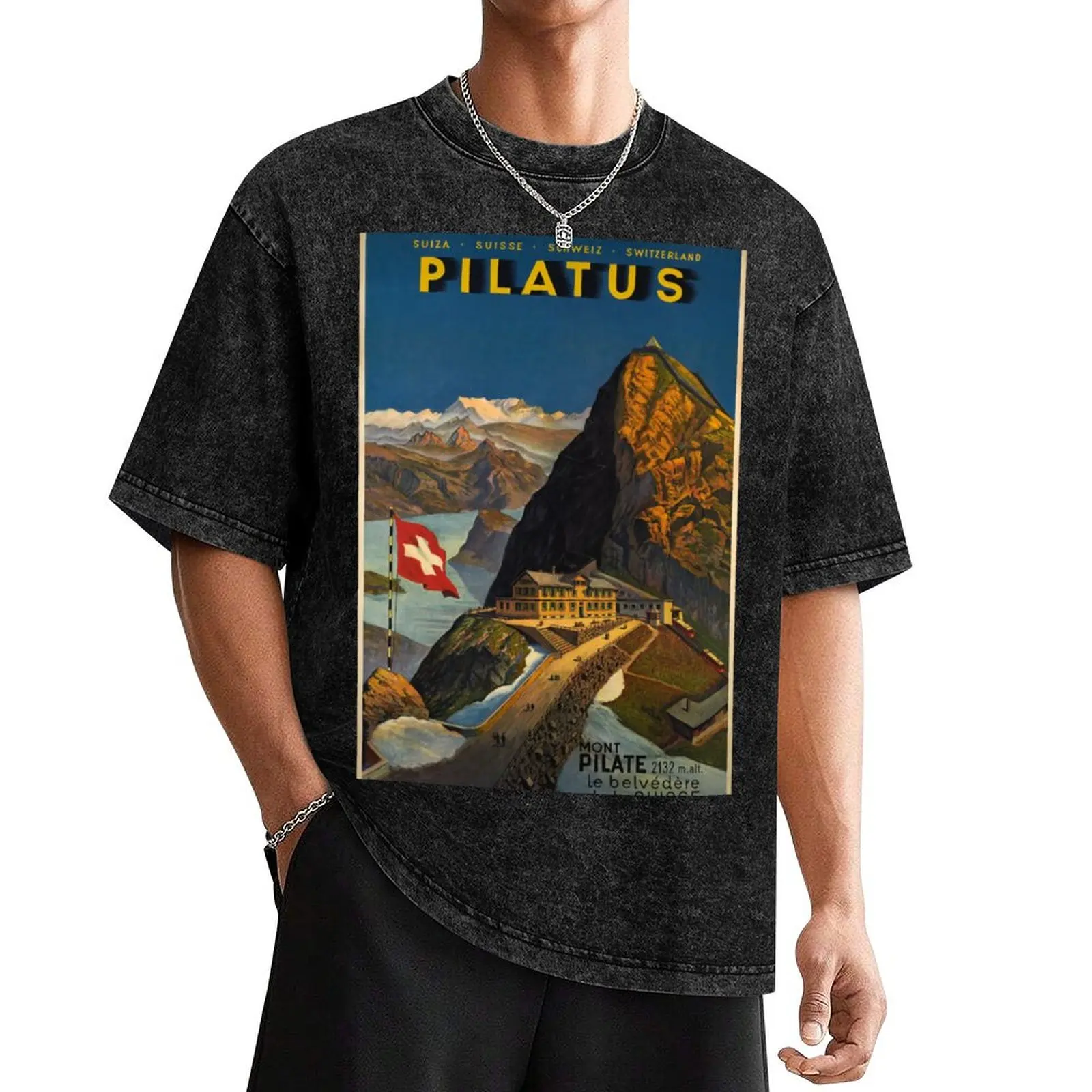 Pilatus vintage travel poster T-Shirt new gifts and t-shirts luxury t-shirt valentines boutique clothes black t shirts for men
Pilatus vintage travel poster T-Shirt new gifts and t-shirts luxury t-shirt valentines boutique clothes black t shirts for men