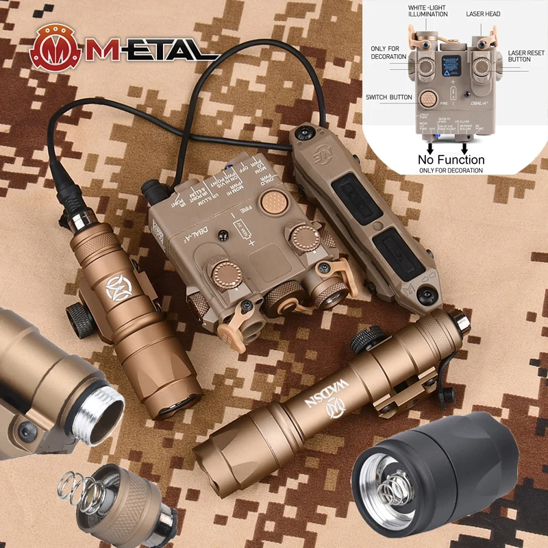 WADSN Tactical DBAL-A2 Airsoft Sight Blue Green Red Dot Laser Indicator M300A M600C Airsoft Flashlight AR15 Rifle Weapon Light
WADSN Tactical DBAL-A2 Airsoft Sight Blue Green Red Dot Laser Indicator M300A M600C Airsoft Flashlight AR15 Rifle Weapon Light