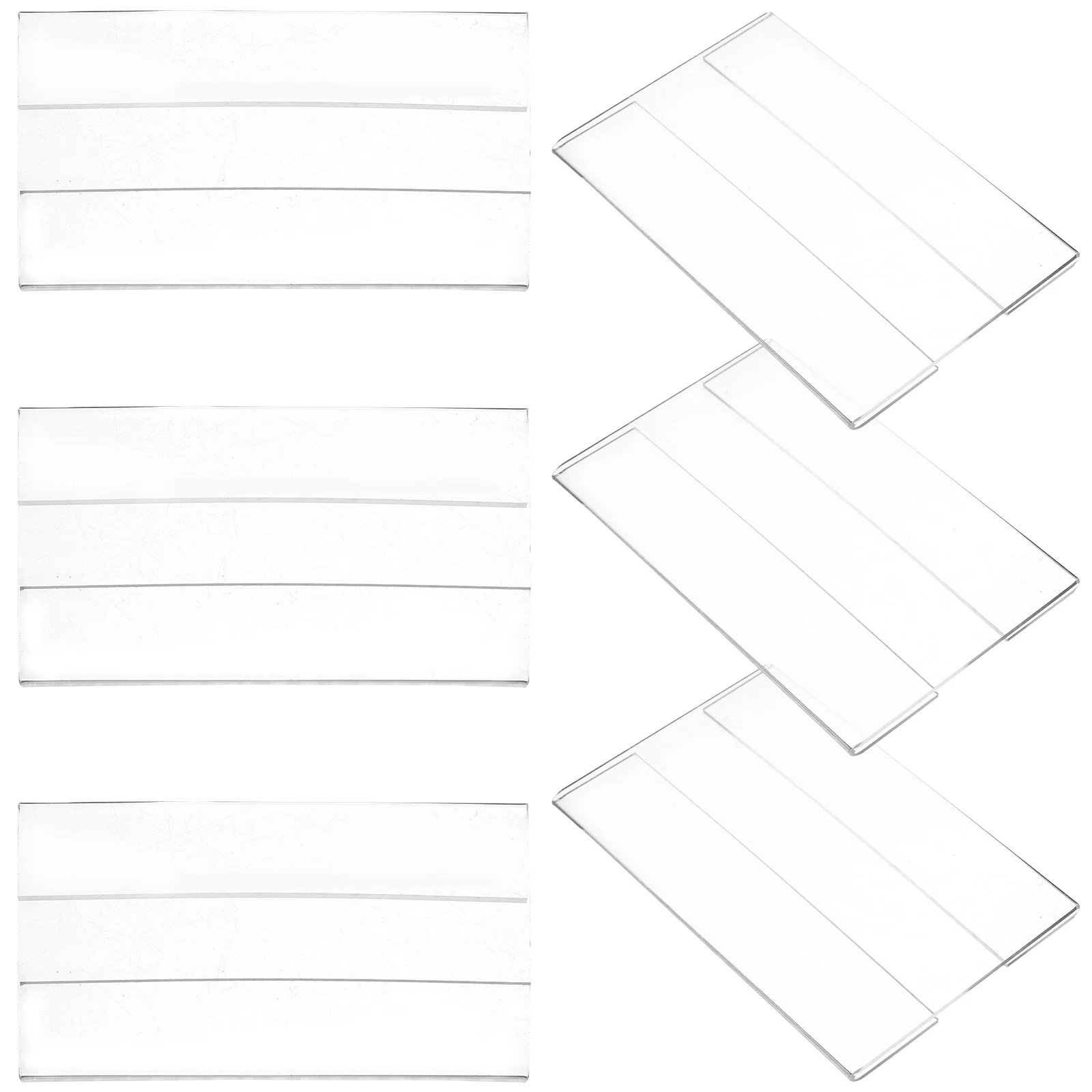 6 Pcs Flat Sticker Price Tag Display Plate Wall-mounted Commodity 6pcs Packaged Store Sign Stand Emblems Shelves
6 Pcs Flat Sticker Price Tag Display Plate Wall-mounted Commodity 6pcs Packaged Store Sign Stand Emblems Shelves