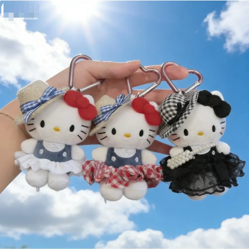Плюшевый брелок Hello Kitty, милый кулон Hello Kitty, подвеска для рюкзака, брелок для ключей, аксессуары Sanrio, подарок на день рождения, игрушки
Плюшевый брелок Hello Kitty, милый кулон Hello Kitty, подвеска для рюкзака, брелок для ключей, аксессуары Sanrio, подарок на день рождения, игрушки