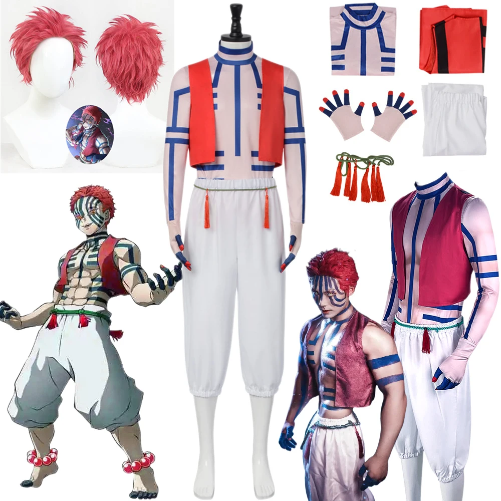 Akaza Косплей Костюм Аниме Demonn Kimetsu No Yaiba Hakuji Akaza Парик Убийца для мужчин и мальчиков Хэллоуин Ролевая игра Cos наряд
Akaza Косплей Костюм Аниме Demonn Kimetsu No Yaiba Hakuji Akaza Парик Убийца для мужчин и мальчиков Хэллоуин Ролевая игра Cos наряд