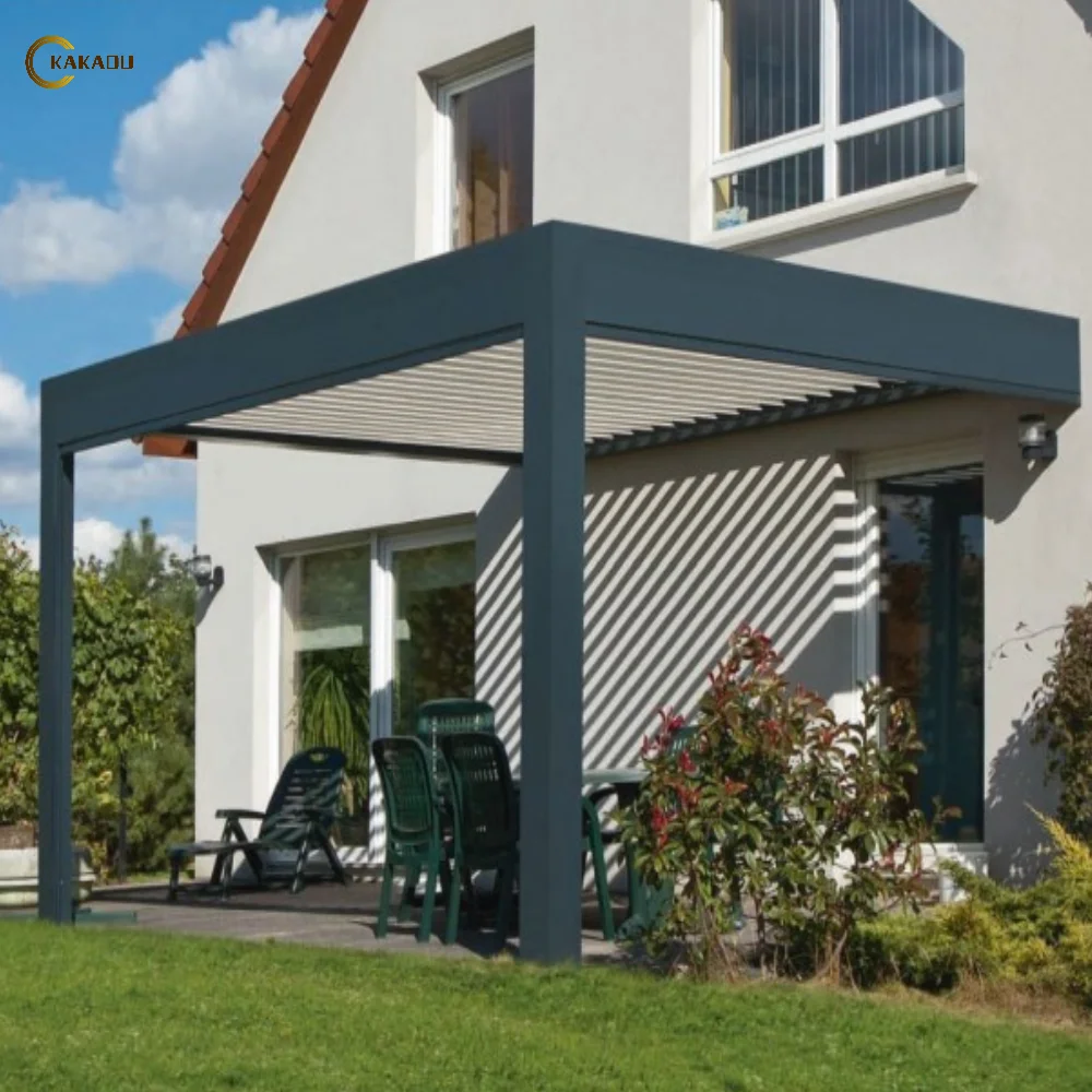 KAKADU Outdoor Caffe Bar Pergola Eco-Friendly Waterproof Powder Coated Aluminum Alloy Easily Assembled Pergola
KAKADU Outdoor Caffe Bar Pergola Eco-Friendly Waterproof Powder Coated Aluminum Alloy Easily Assembled Pergola