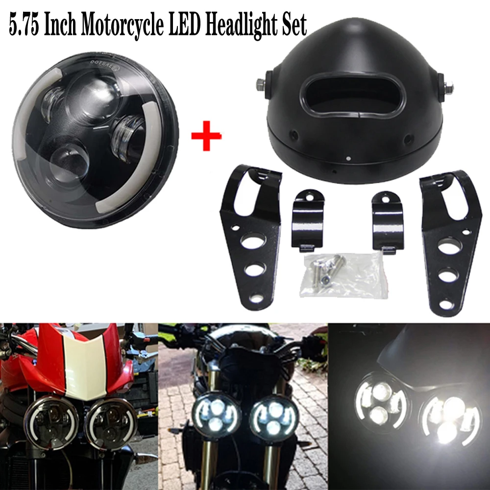 Светодиодный прожектор для мотоцикла 5,75 дюйма, фара DRL, сигнал поворота для Harley Sportster 1200 XL1200L Custom XL1200C 883 XL883 883L XL883R
Светодиодный прожектор для мотоцикла 5,75 дюйма, фара DRL, сигнал поворота для Harley Sportster 1200 XL1200L Custom XL1200C 883 XL883 883L XL883R