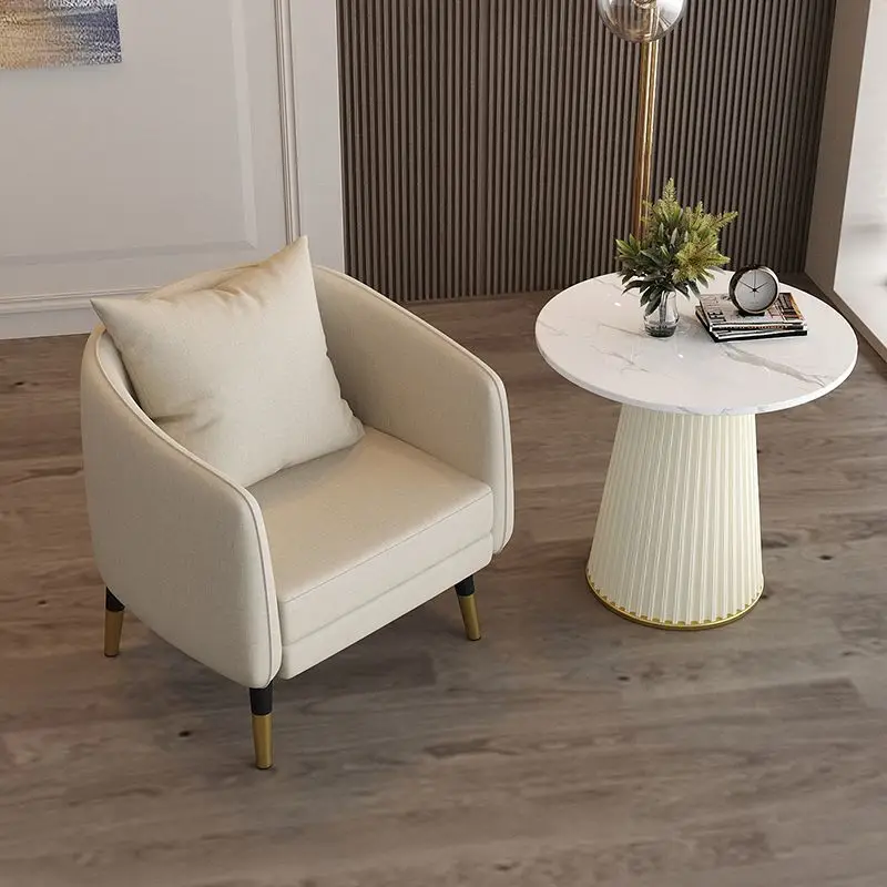 Custom Balcony Single Sofa Chair Modern Simple Beauty Salon Hotel Sales Office Negotiation Table and Chair Set Rest Area Recepti
Custom Balcony Single Sofa Chair Modern Simple Beauty Salon Hotel Sales Office Negotiation Table and Chair Set Rest Area Recepti