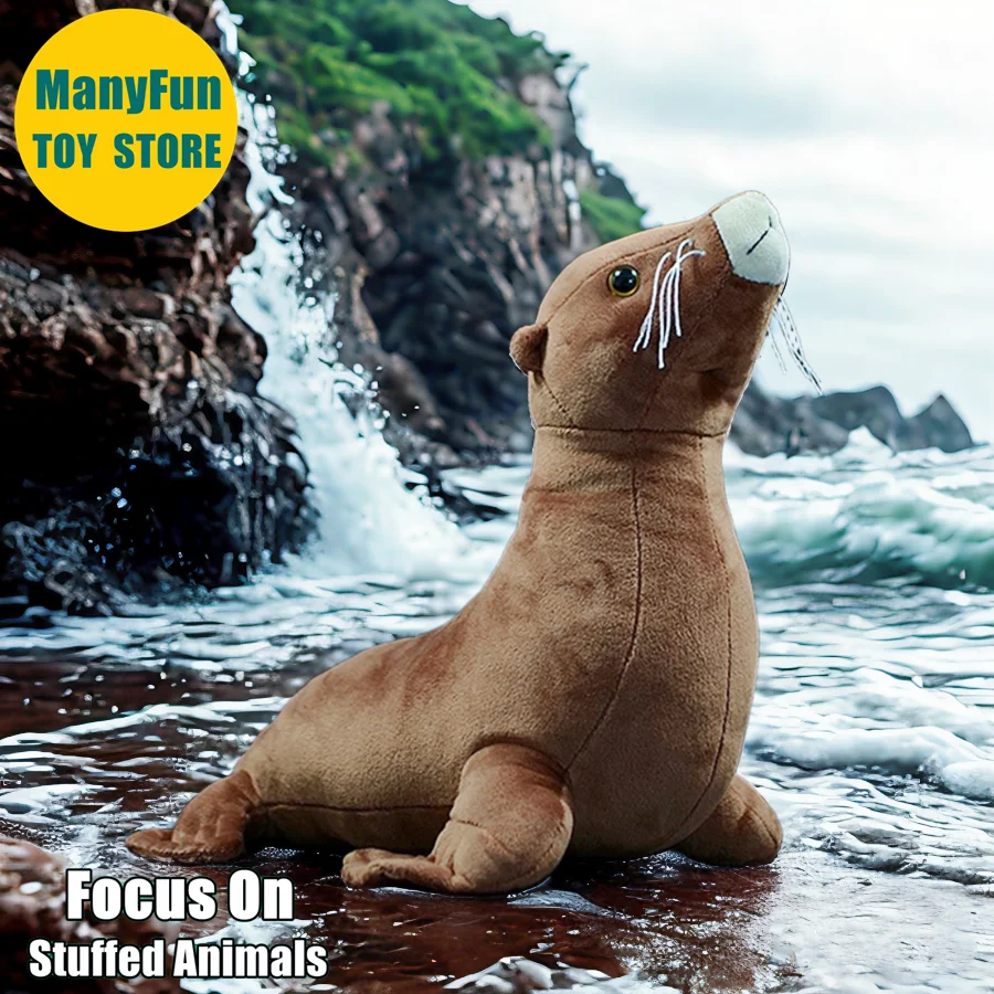 Fur Seal Plush Toy - Lifelike Sea Lion Stuffed Animal, Realistic Eared Seal Plushie, Ursine Seal Simulation Doll Gift
Fur Seal Plush Toy - Lifelike Sea Lion Stuffed Animal, Realistic Eared Seal Plushie, Ursine Seal Simulation Doll Gift