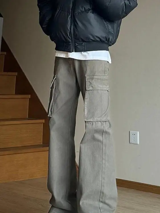 Мужские расклешенные джинсы в американском стиле ретро, весенне-осенние прямые джинсы Cleanfit High Street Sle, повседневная свободная посадка
Мужские расклешенные джинсы в американском стиле ретро, весенне-осенние прямые джинсы Cleanfit High Street Sle, повседневная свободная посадка