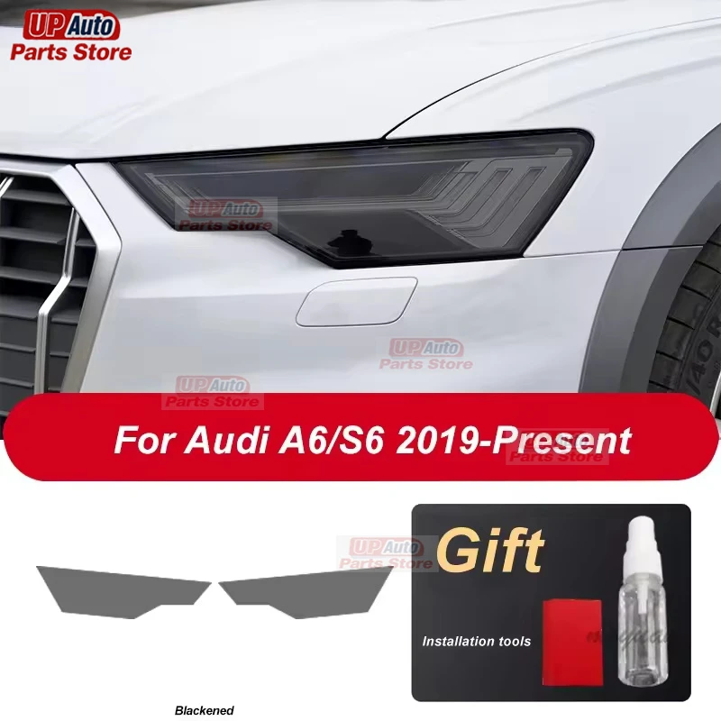 2 Pcs Car Headlight Protective Film Transparent Black TPU Sticker For Audi A6 S6 C8 2019 2020 Accessories 
2 Pcs Car Headlight Protective Film Transparent Black TPU Sticker For Audi A6 S6 C8 2019 2020 Accessories