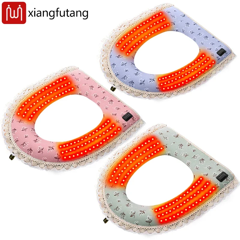 Red Light Heated Toilet Seat Cover 3 Temperature and Timing Adjustable Electric Heating Toilet Seat Warmer Toilet Cushion Cover
Red Light Heated Toilet Seat Cover 3 Temperature and Timing Adjustable Electric Heating Toilet Seat Warmer Toilet Cushion Cover