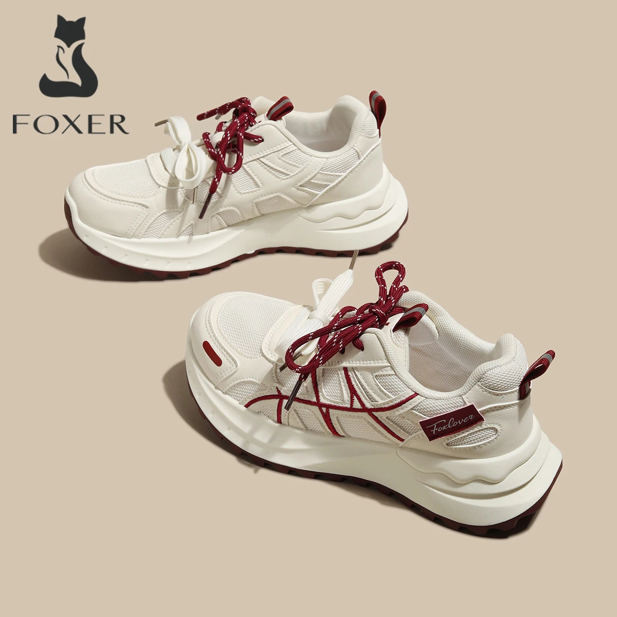 FOXER 2026 New Women's Mesh Sneaker Chunky Casual Breathable Shoes Fashion Platform Sport Shoes Ladies Comfort Walking Shoes
FOXER 2026 New Women's Mesh Sneaker Chunky Casual Breathable Shoes Fashion Platform Sport Shoes Ladies Comfort Walking Shoes