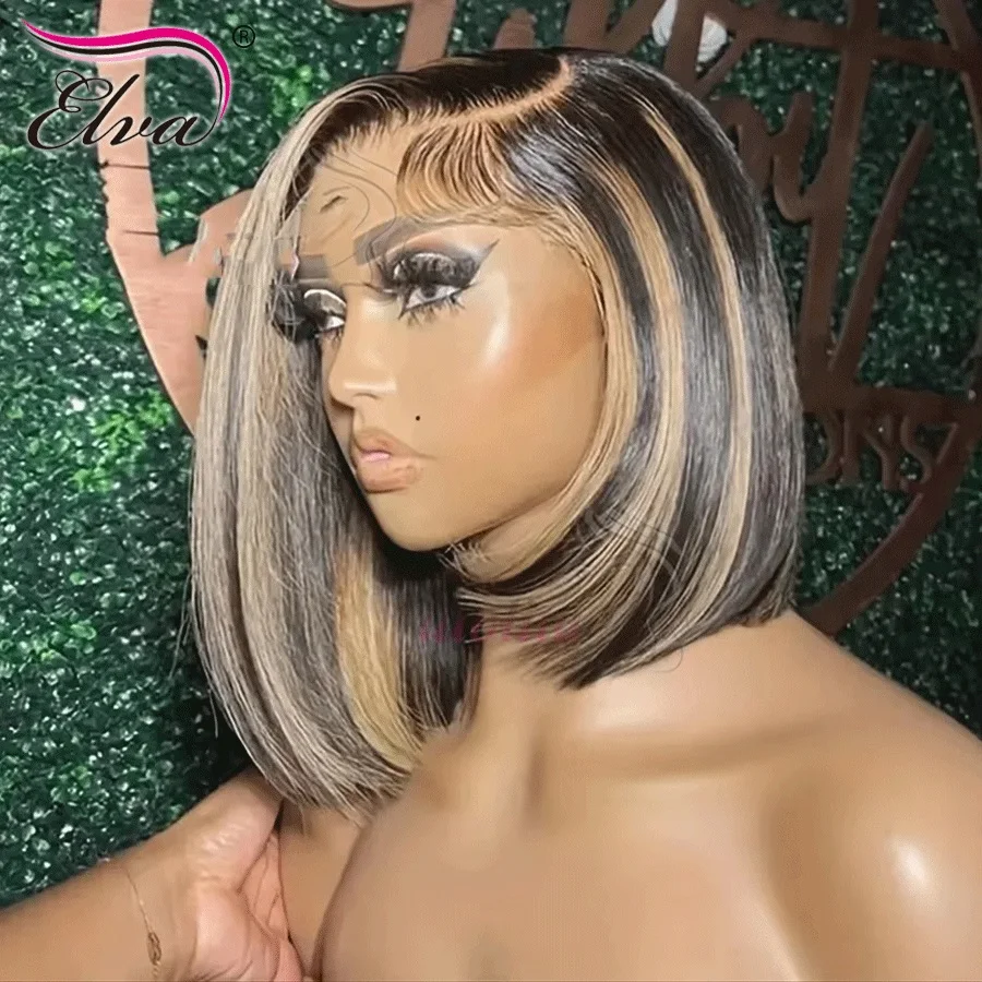 Elva 1B/27 Highlight Wig Human Hair Bob Wig Short Bone Straight Bob Wig Lace Front Human Hair Wigs Cheap Wig On Clearance Seal
Elva 1B/27 Highlight Wig Human Hair Bob Wig Short Bone Straight Bob Wig Lace Front Human Hair Wigs Cheap Wig On Clearance Seal
