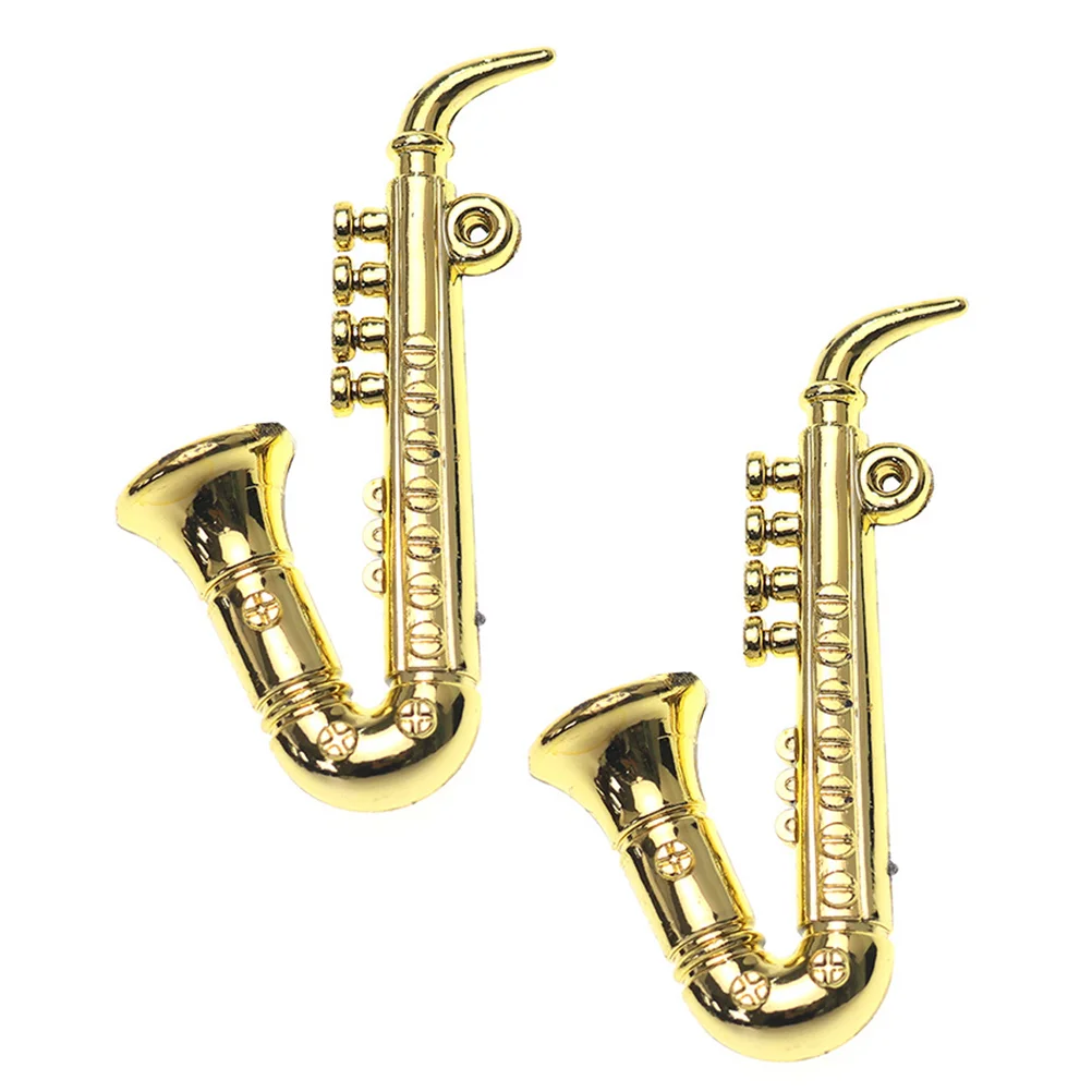 2 Pcs Miniature Saxophone Household Children Toy Small Model Plastic Instrument Desktop
2 Pcs Miniature Saxophone Household Children Toy Small Model Plastic Instrument Desktop