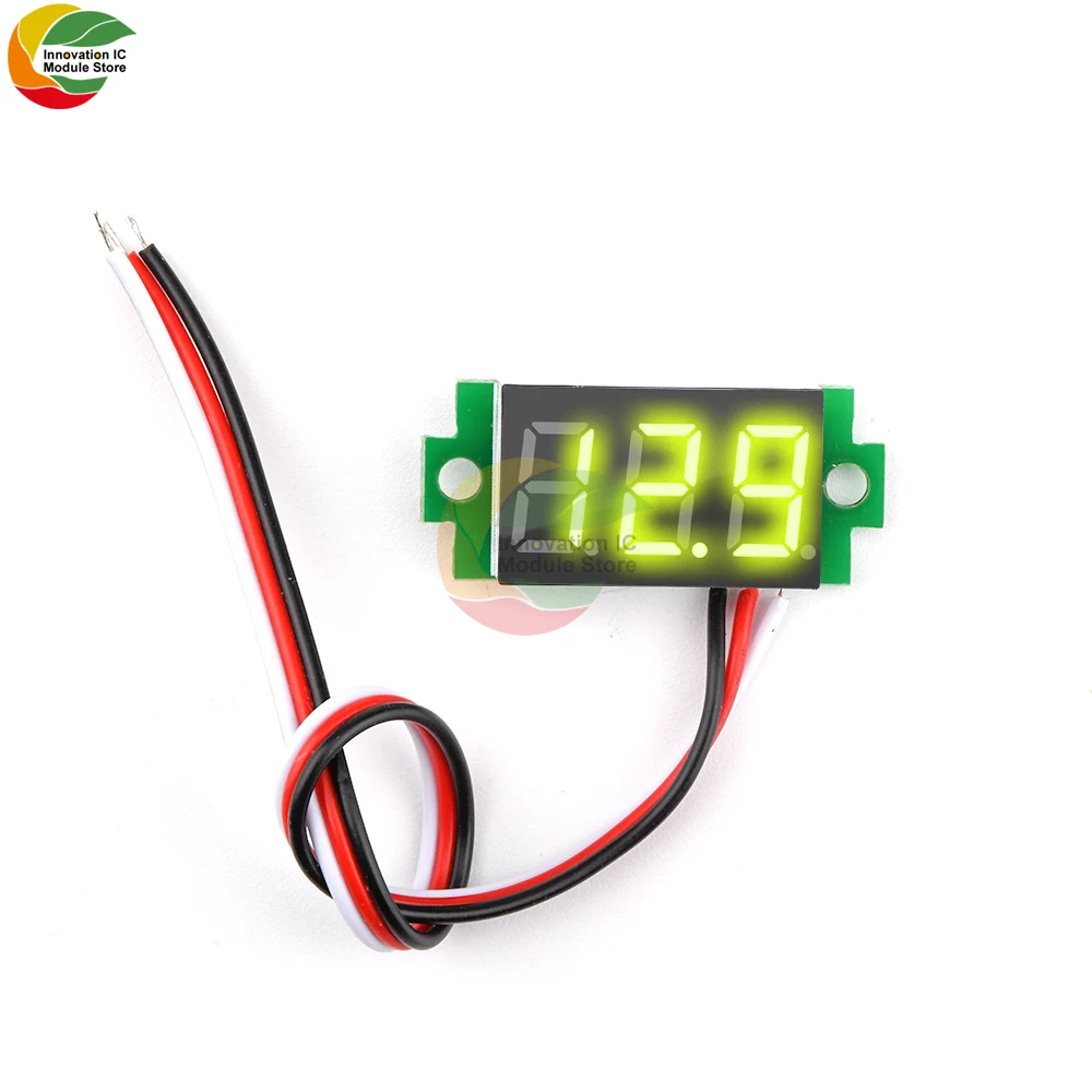 0.36 inch DC 4.7-32V 2 Wires Mini Digit Display Voltmeter Mini LED Digital Panel Volt Voltage Meter Instrument Car 12V 24V
0.36 inch DC 4.7-32V 2 Wires Mini Digit Display Voltmeter Mini LED Digital Panel Volt Voltage Meter Instrument Car 12V 24V