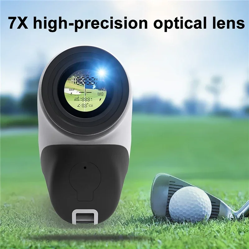 7X Golf Laser Rangefinder with Voice Broadcast 5-1200 Yards Measuring Range With Angle Switch for Golf Legal Hunting Survey
7X Golf Laser Rangefinder with Voice Broadcast 5-1200 Yards Measuring Range With Angle Switch for Golf Legal Hunting Survey