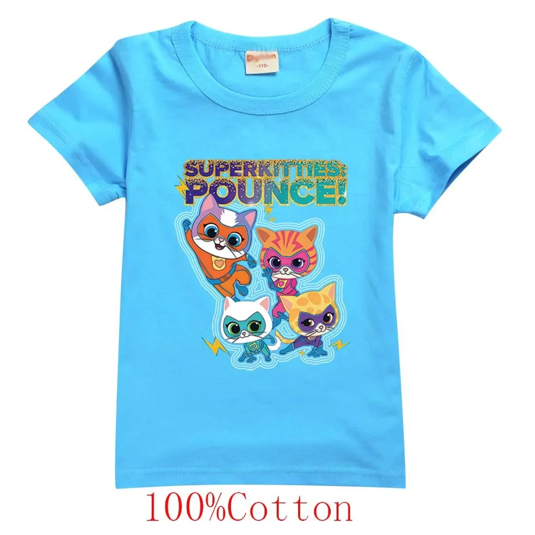 2024 New Cute SuperKitties Kids Summer Short Sleeve T Shirt Cotton Little Baby Boys Fashion O-neck Tees Clothes Teen Girls Tops
2024 New Cute SuperKitties Kids Summer Short Sleeve T Shirt Cotton Little Baby Boys Fashion O-neck Tees Clothes Teen Girls Tops