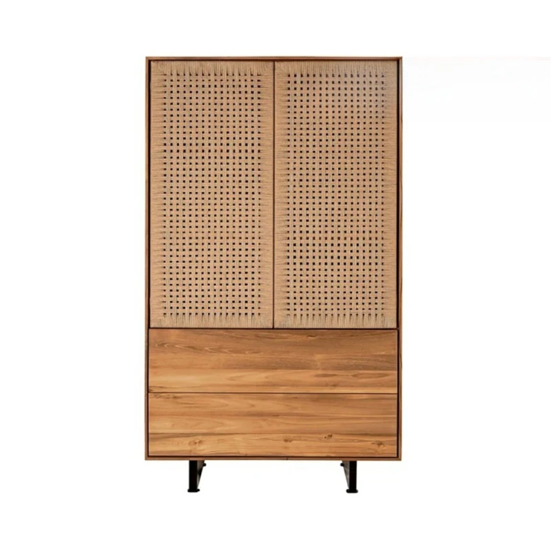 Retro Wardrobe Black Walnut Oak Solid Wood Wardrobe Nordic and Japanese Style Log Wardrobe
Retro Wardrobe Black Walnut Oak Solid Wood Wardrobe Nordic and Japanese Style Log Wardrobe