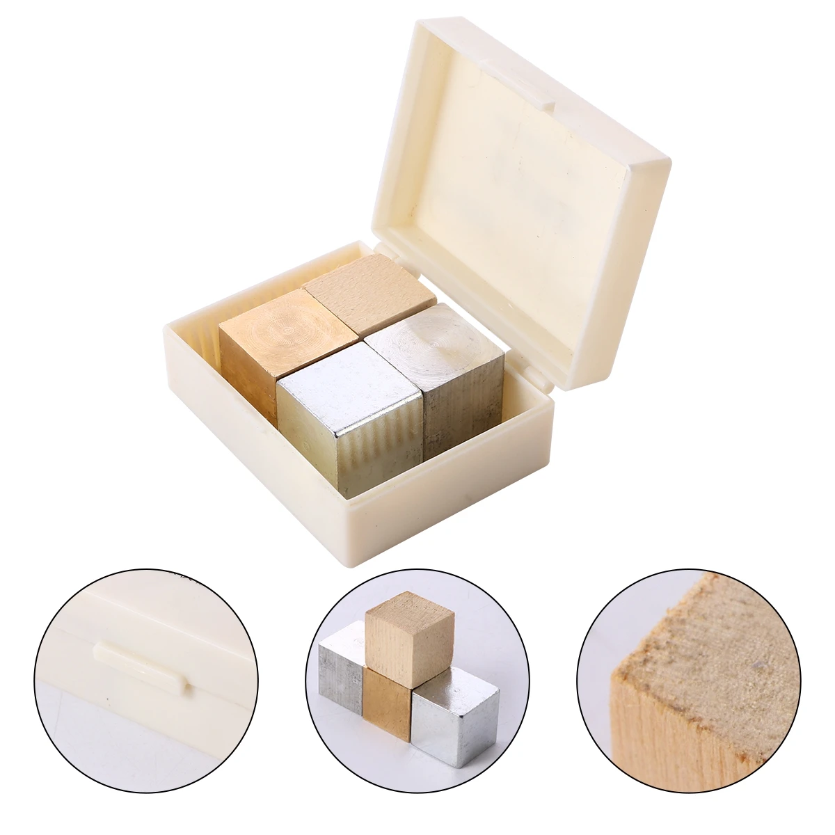 4pcs Density Experiment Kit Iron Metal Cube Physical Equipment Science Education Products Teaching Tools Physics
4pcs Density Experiment Kit Iron Metal Cube Physical Equipment Science Education Products Teaching Tools Physics