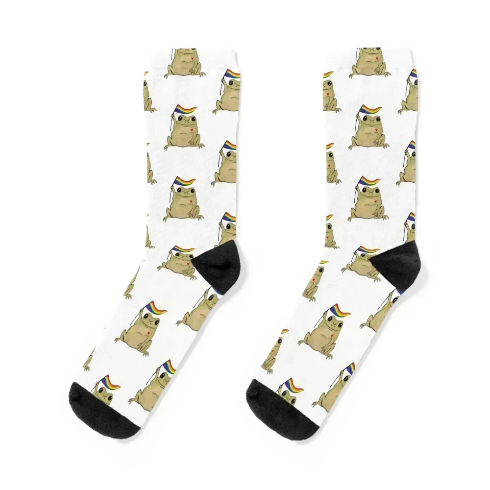 Pride flag frog Socks Rugby christmas gift men cotton high quality Soccer Men Socks Women's
Pride flag frog Socks Rugby christmas gift men cotton high quality Soccer Men Socks Women's