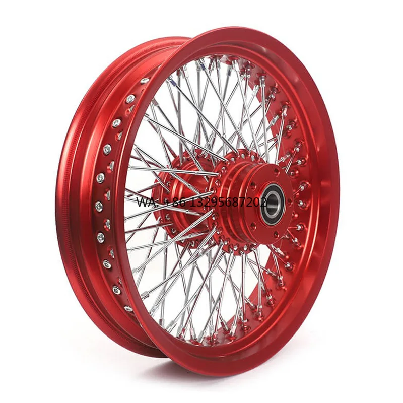 Front Rear Spokes Wheels Motorcycle Rims 16 Inch 3 3.5 5.5 Fat Spoke 48 Black/Silver Spoke Motorcycle Wheels for Harley
Front Rear Spokes Wheels Motorcycle Rims 16 Inch 3 3.5 5.5 Fat Spoke 48 Black/Silver Spoke Motorcycle Wheels for Harley
