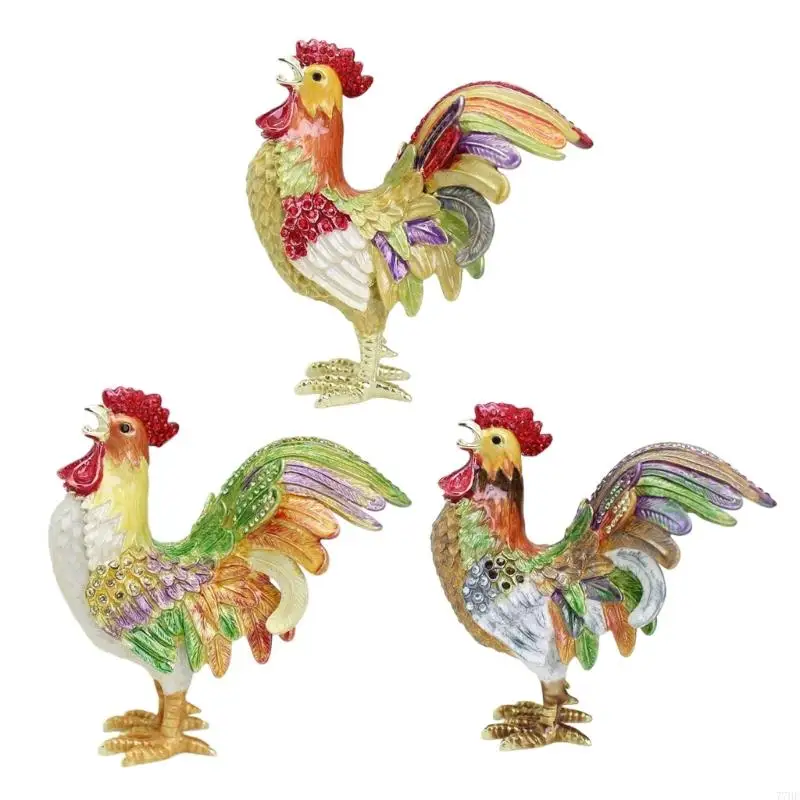 77HE Exquisite Alloy Crafted Rooster Design Jewelry Holder Multipurpose Display Organizers Perfect For Home Decors And Gift
77HE Exquisite Alloy Crafted Rooster Design Jewelry Holder Multipurpose Display Organizers Perfect For Home Decors And Gift