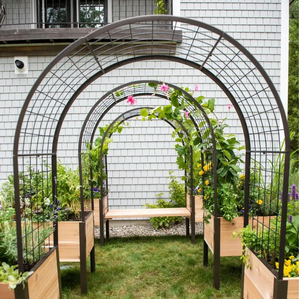 Компания Gardener’s Supply Company: Арочная решетка для сада | Садовая арка-бокс 2' x 4' с приподнятыми грядками для растений, овощей и цветов. |
Компания Gardener’s Supply Company: Арочная решетка для сада | Садовая арка-бокс 2' x 4' с приподнятыми грядками для растений, овощей и цветов. |