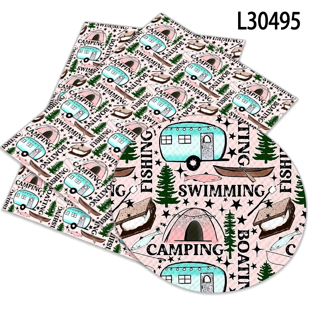 camping excursion hiking Cartoon Print Artificial leather DIY Earring Hair Bow Bag Crafts faux Leather 22X30CM
camping excursion hiking Cartoon Print Artificial leather DIY Earring Hair Bow Bag Crafts faux Leather 22X30CM