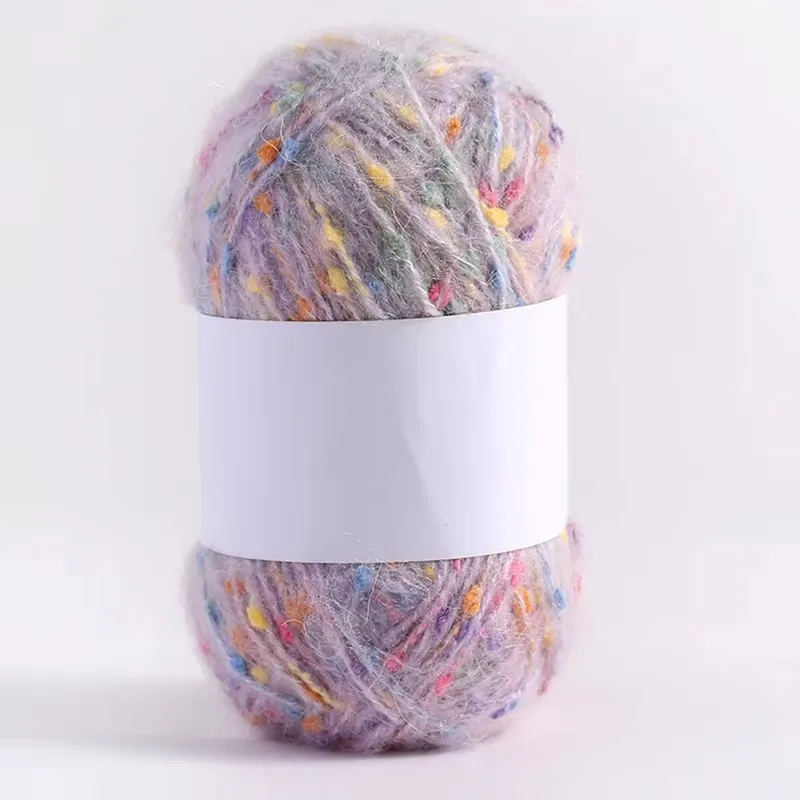 Rainbow Color Dot Mohair Yarn Ball Soft Hand-Woven Knitting Thread Comfortable for DIY Scarf Sweater Shawl Coat Crochet
Rainbow Color Dot Mohair Yarn Ball Soft Hand-Woven Knitting Thread Comfortable for DIY Scarf Sweater Shawl Coat Crochet