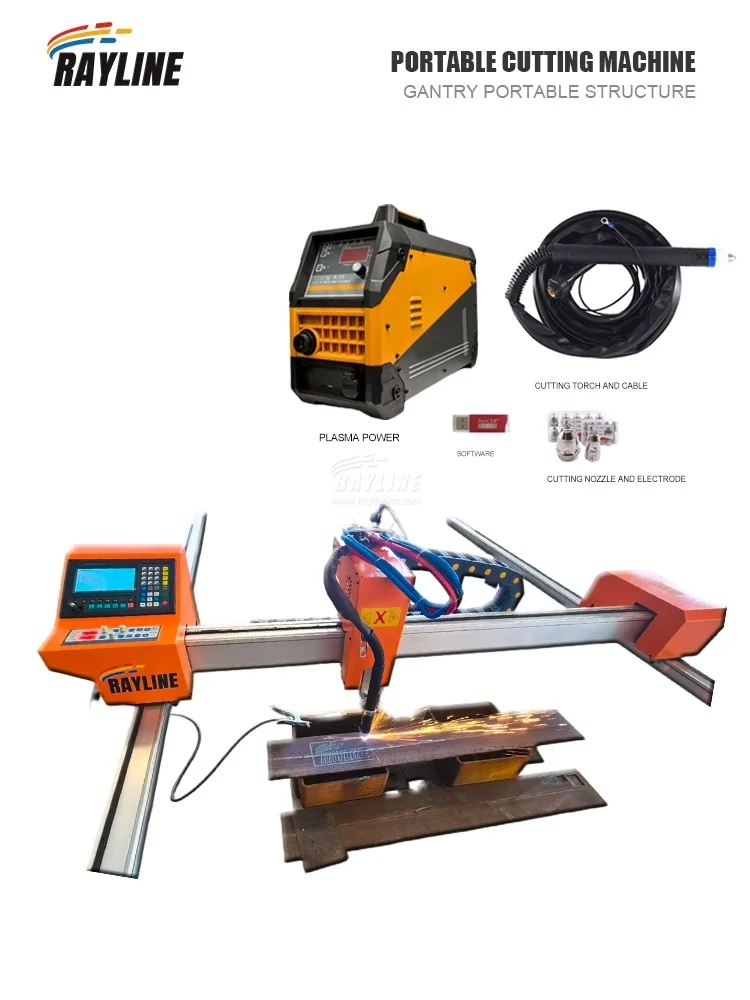 Portable Gantry CNC Cutting Machine Plasma Cutter Metal Fabrication Equipment Workshop Tool
Portable Gantry CNC Cutting Machine Plasma Cutter Metal Fabrication Equipment Workshop Tool