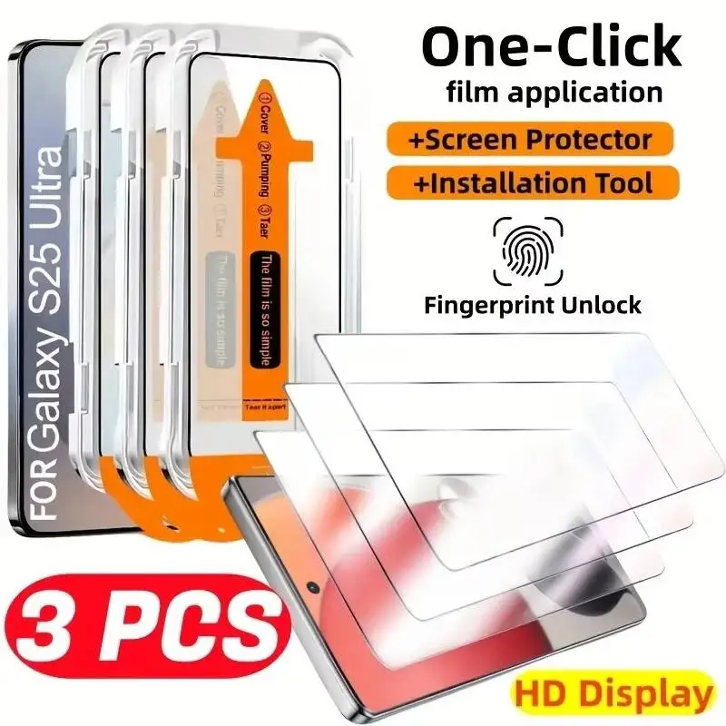 HD Tempered Screen Protector For Samsung S26 S25 Ultra S23 S24 FE A56 5G A16 A36 A26 A55 A54 A53 A73 Dust Free Glass
HD Tempered Screen Protector For Samsung S26 S25 Ultra S23 S24 FE A56 5G A16 A36 A26 A55 A54 A53 A73 Dust Free Glass