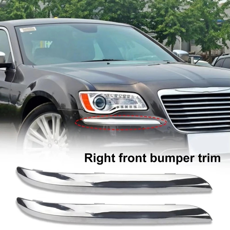A22F-Chrome Front Bumper Molding Trim For Chrysler 300 Accent 2011-2014 Front Bumper Trim Strip
A22F-Chrome Front Bumper Molding Trim For Chrysler 300 Accent 2011-2014 Front Bumper Trim Strip