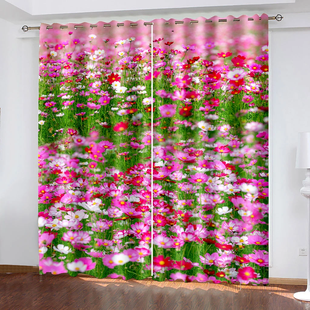 Green grass pink flowers Landscape Photo Printing Blackout 3D Curtains for Living Room Bedding Room Hotel Drapes Cortinas
Green grass pink flowers Landscape Photo Printing Blackout 3D Curtains for Living Room Bedding Room Hotel Drapes Cortinas
