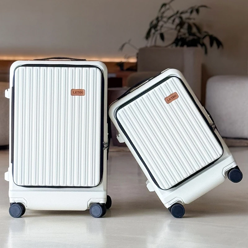 Side-Opening Suitcase on Wheels 24''26'' Inch Multifunctional with Cup Holder 20 Inch Carry-On Luggage Women's bag for Travel
Side-Opening Suitcase on Wheels 24''26'' Inch Multifunctional with Cup Holder 20 Inch Carry-On Luggage Women's bag for Travel