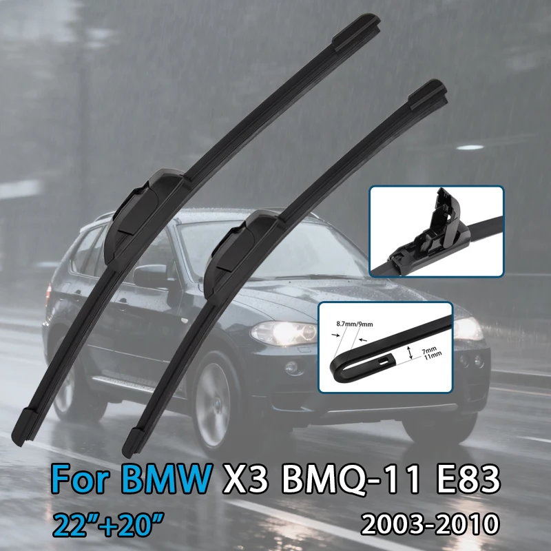 Щетка стеклоочистителя автомобиля для BMW X3 BMQ-11 (E F IX G F) 2003-2024, резиновая заправка для лобового стекла, стеклоочиститель, автоаксессуары 
Щетка стеклоочистителя автомобиля для BMW X3 BMQ-11 (E F IX G F) 2003-2024, резиновая заправка для лобового стекла, стеклоочиститель, автоаксессуары