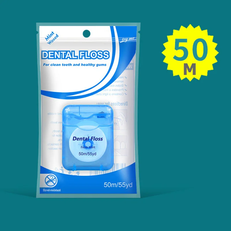 Ultraclean Mint Dental Floss 50M Oral Care Plaque Remover Shred Proof Teeth Cleaning for Tight Spaces & Gum Health Care
Ultraclean Mint Dental Floss 50M Oral Care Plaque Remover Shred Proof Teeth Cleaning for Tight Spaces & Gum Health Care