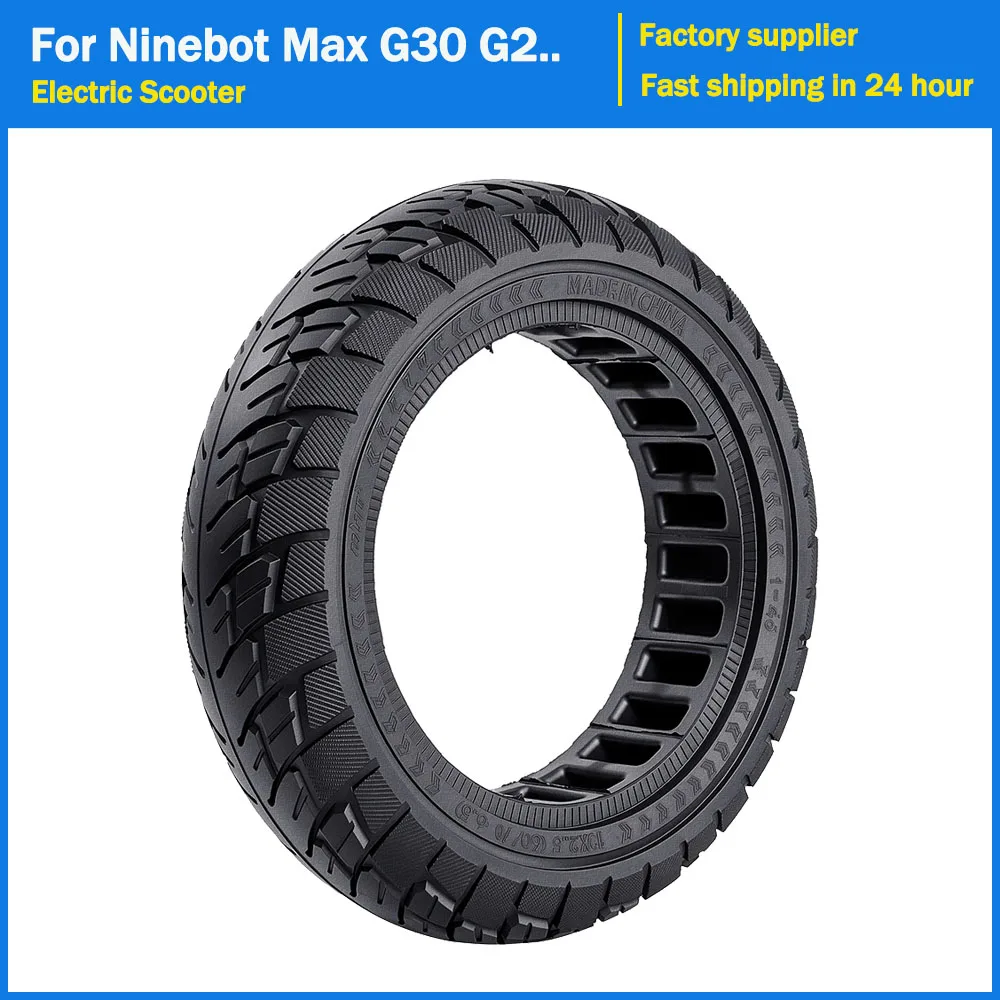 60/70-6.5 Scooter Tire 10x2.5 Inch Tire Solid for Ninebot Max G2 G30 G30D/E/LP/D II/Max Electric Scooter Puncture-Proof Tyre
60/70-6.5 Scooter Tire 10x2.5 Inch Tire Solid for Ninebot Max G2 G30 G30D/E/LP/D II/Max Electric Scooter Puncture-Proof Tyre