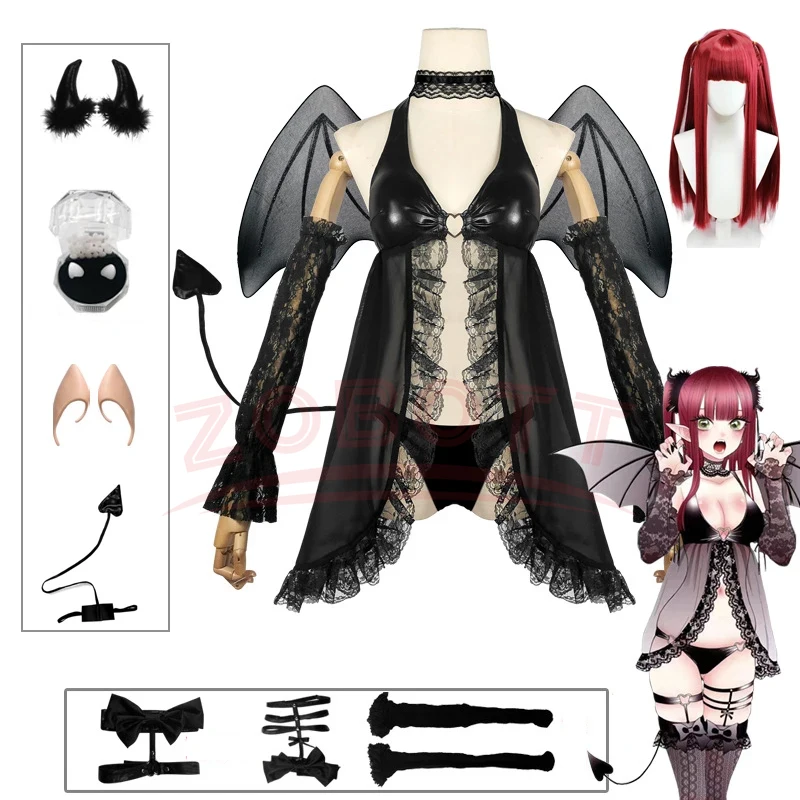 Аниме My Dress-Up Darling MARIN KITAGAWA Rizu Kyun Косплей Костюм Сексуальное бикини Комплект нижнего белья Головные уборы Крылья Парик Чулки для
Аниме My Dress-Up Darling MARIN KITAGAWA Rizu Kyun Косплей Костюм Сексуальное бикини Комплект нижнего белья Головные уборы Крылья Парик Чулки для