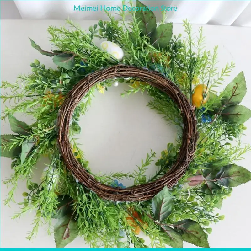 H7BF Beautiful Easters Eggs Wreath Colorful Artificial Flower Garlands Decoration for Spring Home Door and Porch Decors
H7BF Beautiful Easters Eggs Wreath Colorful Artificial Flower Garlands Decoration for Spring Home Door and Porch Decors