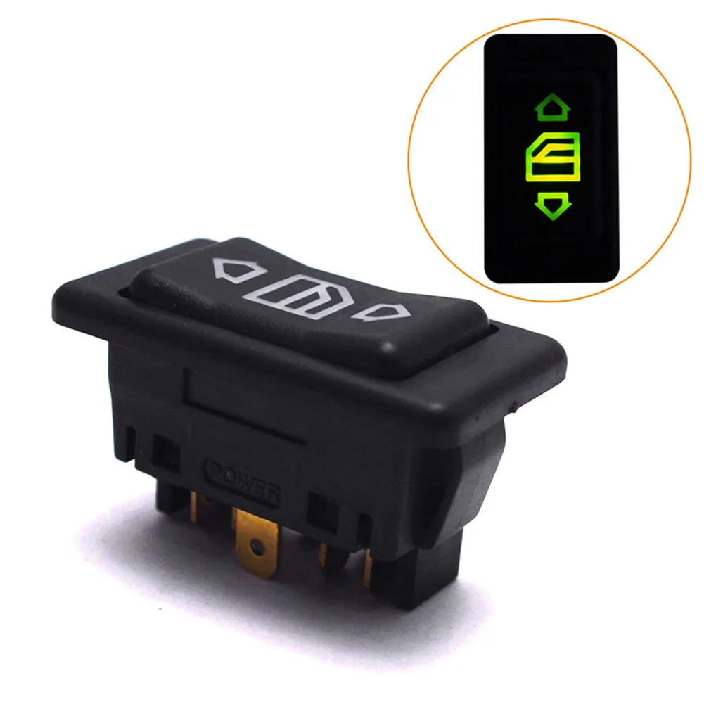 12V/24V 20A 6Pin Auto Electric Power Window Switch Button for All Autos with Green LED Light Car Button Switch
12V/24V 20A 6Pin Auto Electric Power Window Switch Button for All Autos with Green LED Light Car Button Switch