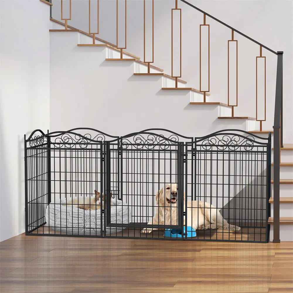 Large Dog Kennel 8 Panel 32 Inch Tall with Door Heavy Duty Portable Puppy Playpen Indoor Outdoor Pet Enclosure for Dogs Extra
Large Dog Kennel 8 Panel 32 Inch Tall with Door Heavy Duty Portable Puppy Playpen Indoor Outdoor Pet Enclosure for Dogs Extra