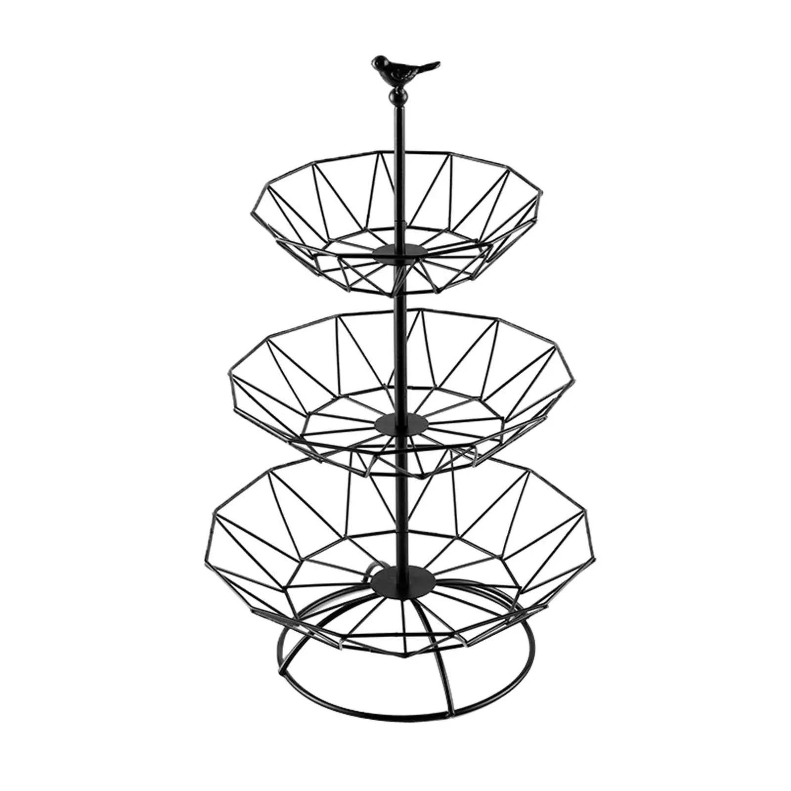 3-Tier Metal Counters Fruit Basket Rack Stand Holder for Decor Home Table
3-Tier Metal Counters Fruit Basket Rack Stand Holder for Decor Home Table