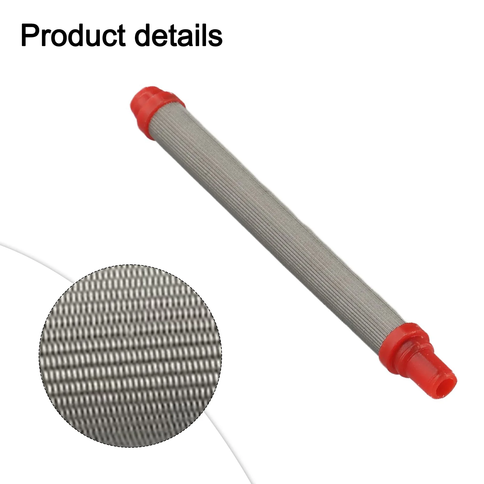 For Wager Spray Tool Airless Spray Filter 10.5mm 103mm 10pcs 304 Stainless Steel RED Replacement Spray Base Coat
For Wager Spray Tool Airless Spray Filter 10.5mm 103mm 10pcs 304 Stainless Steel RED Replacement Spray Base Coat