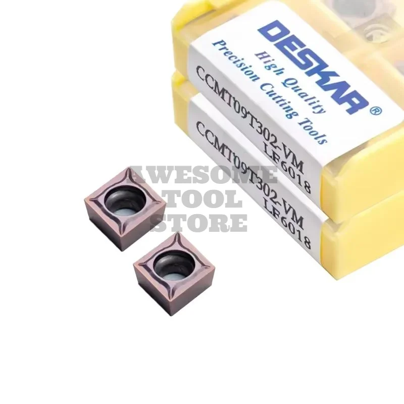 10 PCS Original DESKAR Cutting tool CCMT060202-GM CCMT09T302-VM LF6018 LF6118 Carbide Inserts CNC Turning Lathe Tools
10 PCS Original DESKAR Cutting tool CCMT060202-GM CCMT09T302-VM LF6018 LF6118 Carbide Inserts CNC Turning Lathe Tools
