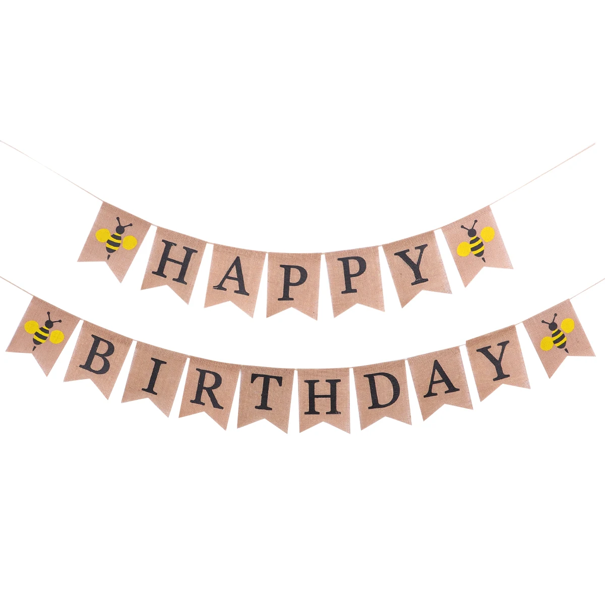 1pc Bee Pull Flags Happy Banner Set Colorful Birthday Bunting Party Decorations Swirls Hanging Diy Letter Kit For 
1pc Bee Pull Flags Happy Banner Set Colorful Birthday Bunting Party Decorations Swirls Hanging Diy Letter Kit For