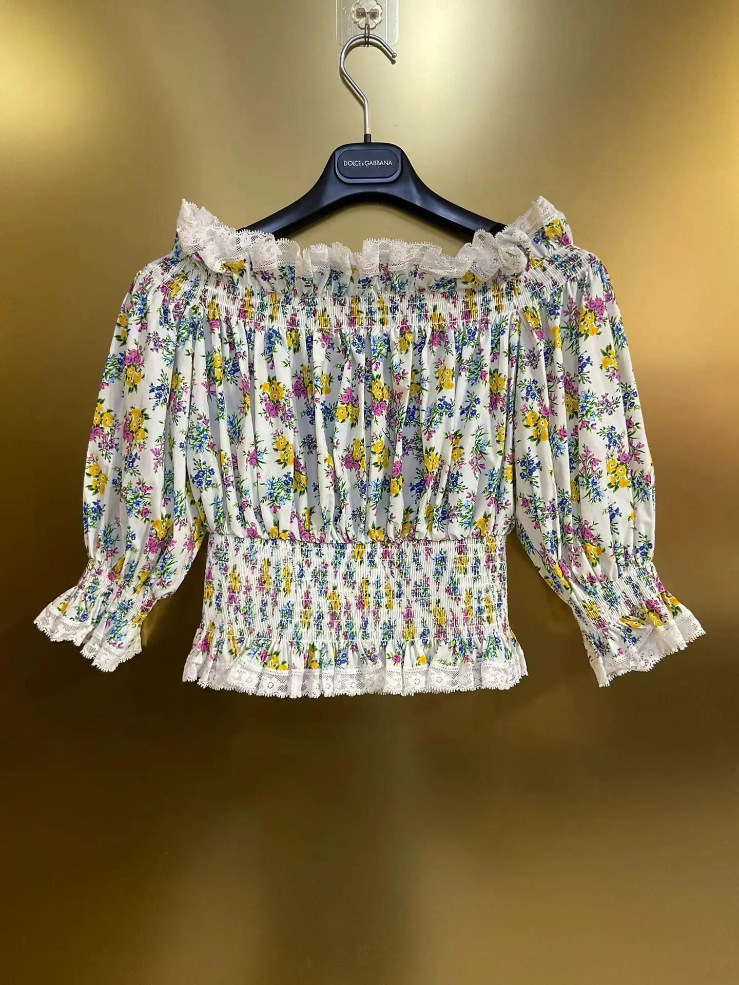 High Quality Silk Cotton Lace Shoulder Cross High Waist Spring Shirt for Women Breathable Comfortable Seven Sleeve Length
High Quality Silk Cotton Lace Shoulder Cross High Waist Spring Shirt for Women Breathable Comfortable Seven Sleeve Length