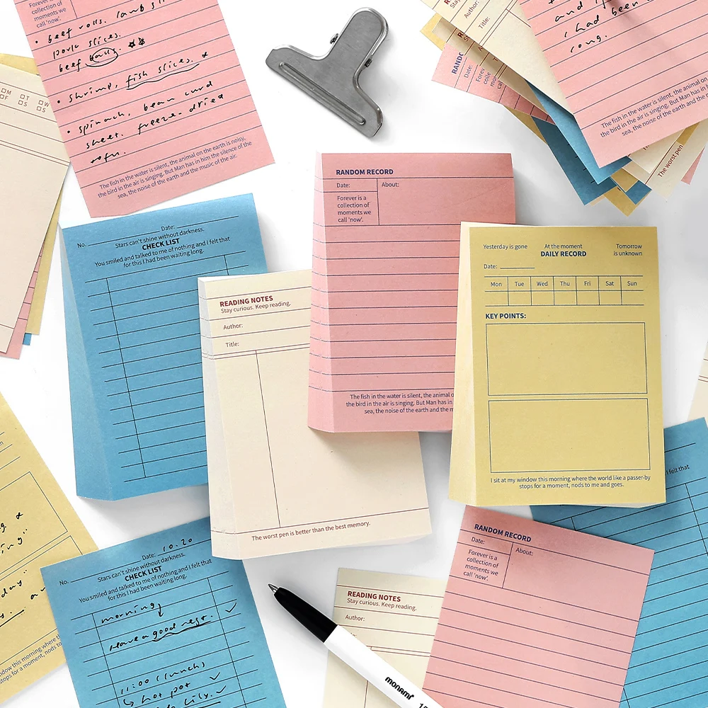 80 Sheets Kawaii Stationery Daily Do-It Check List Memo Pad Cartoon Message Paper Sticky Notes for Scrapbooking School Supplies
80 Sheets Kawaii Stationery Daily Do-It Check List Memo Pad Cartoon Message Paper Sticky Notes for Scrapbooking School Supplies