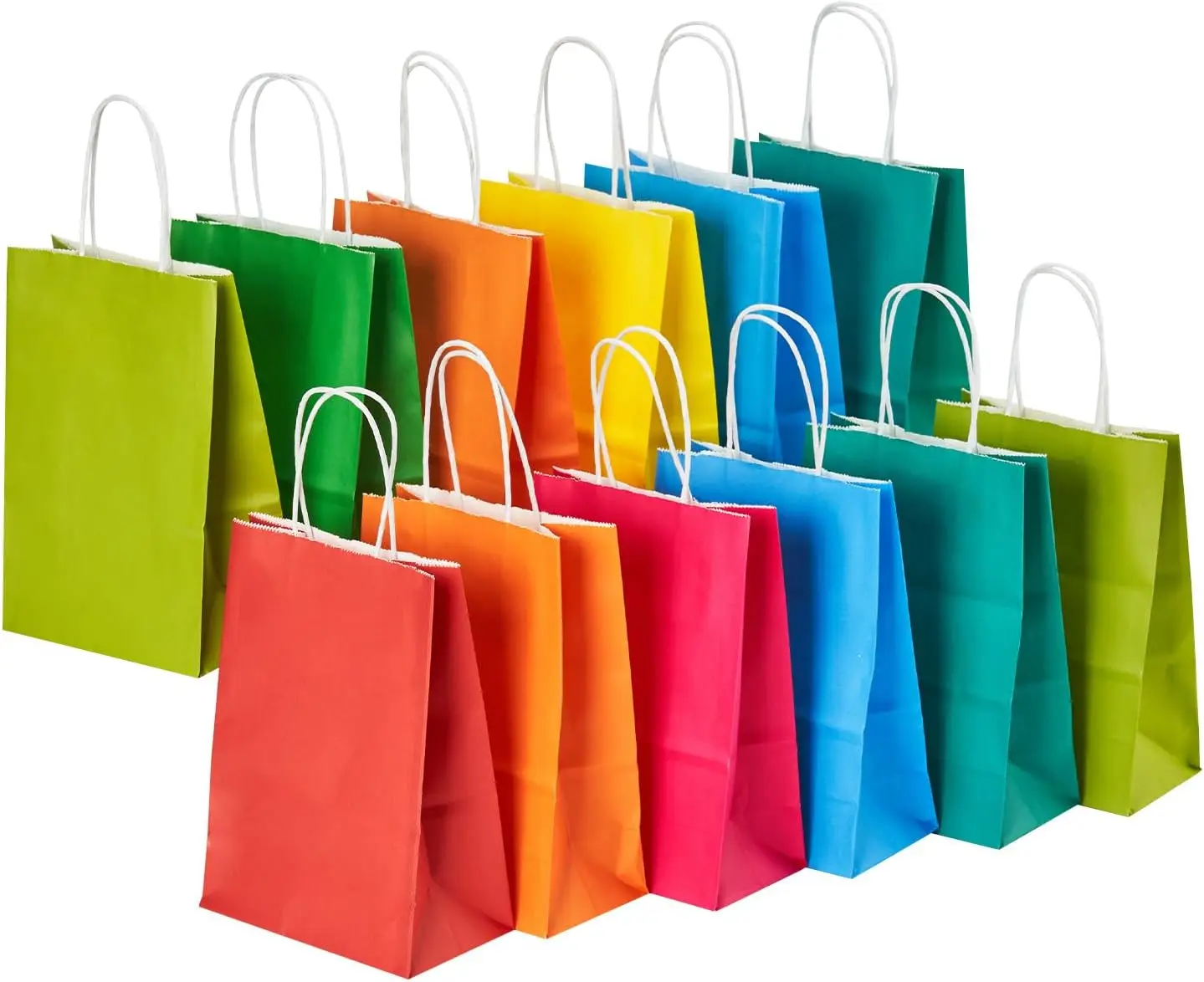 32 Pack Small Paper Gift Bags with Handles, 5.8'×3.2'×8.25' Kraft Paper Party Favor Bags Bulk for Kids Birthday, Baby Shower, Cr
32 Pack Small Paper Gift Bags with Handles, 5.8'×3.2'×8.25' Kraft Paper Party Favor Bags Bulk for Kids Birthday, Baby Shower, Cr