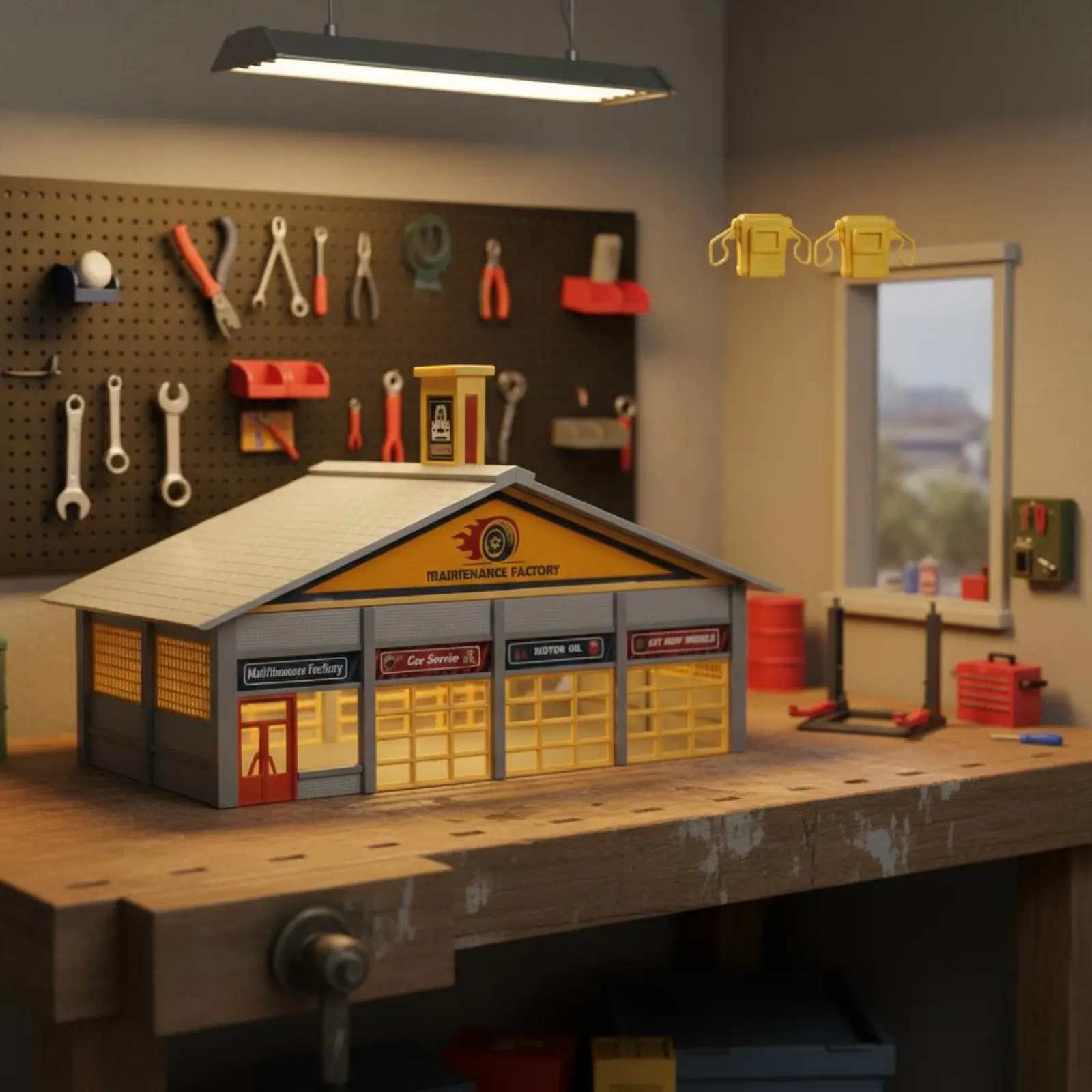 1:87 Scale Car Repair Shop Detailed Scenery HO Scale Model Kit Model Railroad Repair Station Realistic Features Hobby Supplies
1:87 Scale Car Repair Shop Detailed Scenery HO Scale Model Kit Model Railroad Repair Station Realistic Features Hobby Supplies