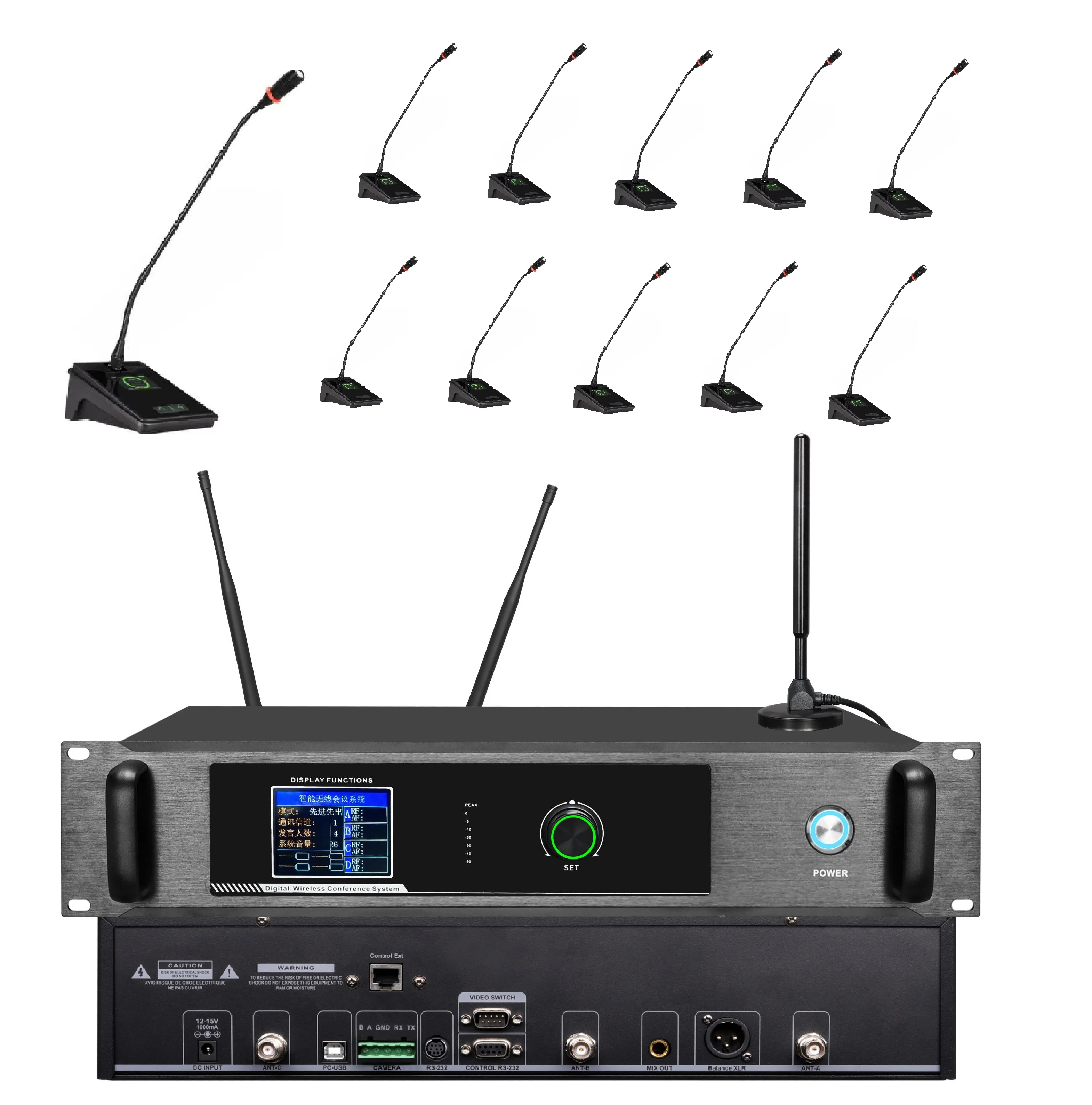 VD-705 Беспроводная конференц-система UHF 640-690 МГц Профессиональная беспроводная конференц-система Chairman Delegate + видео + камер a
VD-705 Беспроводная конференц-система UHF 640-690 МГц Профессиональная беспроводная конференц-система Chairman Delegate + видео + камер a